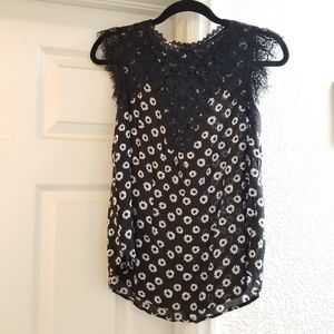 Black & White Blouse